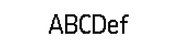 24 LED Bright  Free Fonts Download