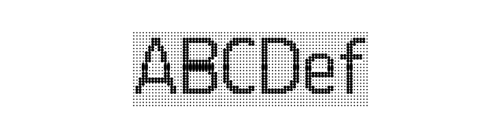 24 LED Grid  Free Fonts Download