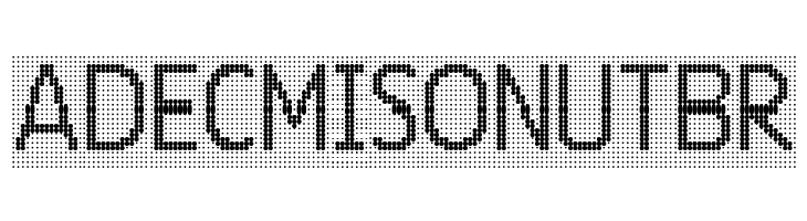 24 LED Grid  Free Fonts Download