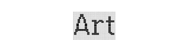 24 LED Grid  Free Fonts Download