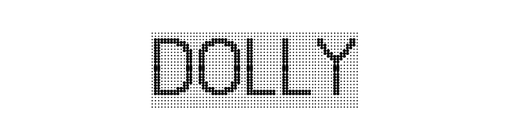 24 LED Grid  Free Fonts Download