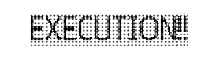 24 LED Grid  Free Fonts Download