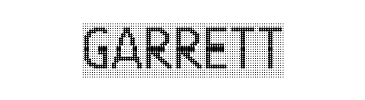 24 LED Grid  Free Fonts Download