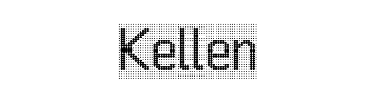 24 LED Grid  Free Fonts Download