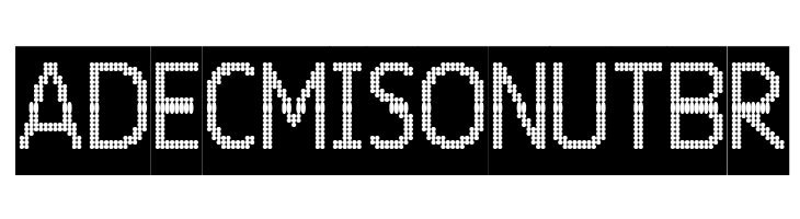 24 LED Modul  Free Fonts Download