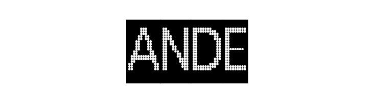 24 LED Modul  Free Fonts Download