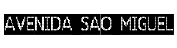 24 LED Modul  Free Fonts Download