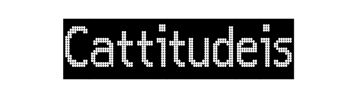 24 LED Modul  Free Fonts Download