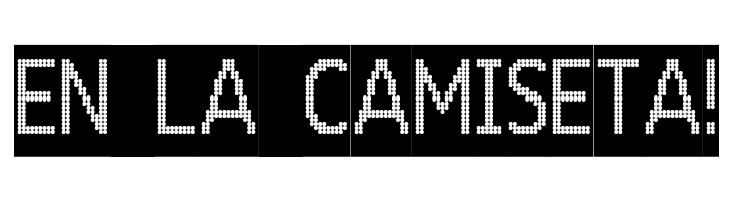 24 LED Modul  Free Fonts Download