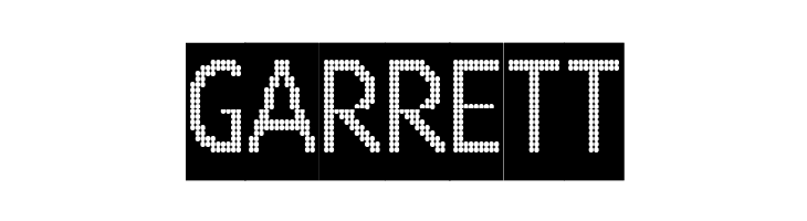 24 LED Modul  Free Fonts Download