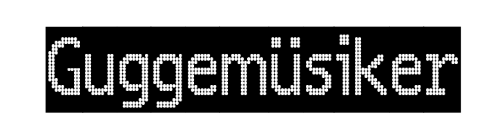 24 LED Modul  Free Fonts Download