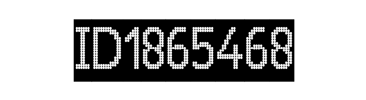 24 LED Modul  Free Fonts Download