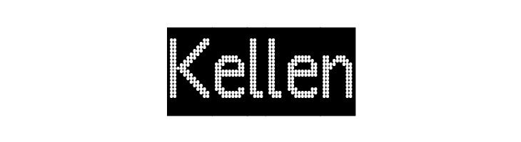 24 LED Modul  Free Fonts Download