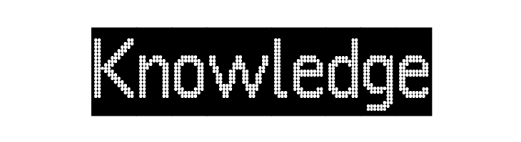 24 LED Modul  Free Fonts Download