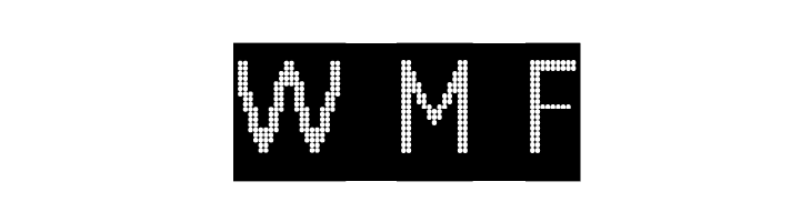 24 LED Modul  Free Fonts Download