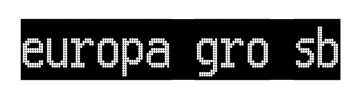 24 LED Modul  Free Fonts Download