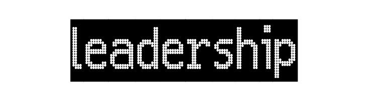 24 LED Modul  Free Fonts Download