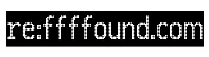 24 LED Modul  Free Fonts Download