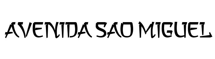 a Asian Hiro  Free Fonts Download