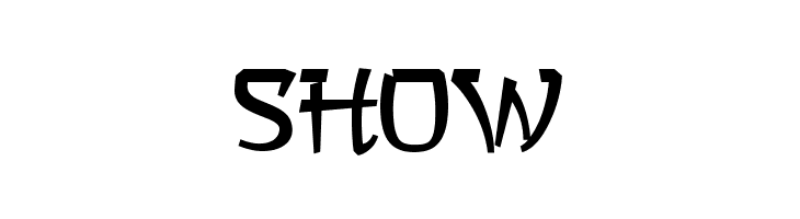 a Asian Hiro  Free Fonts Download