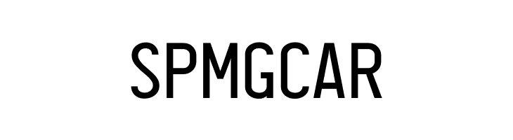 Plat Nomor  Free Fonts Download