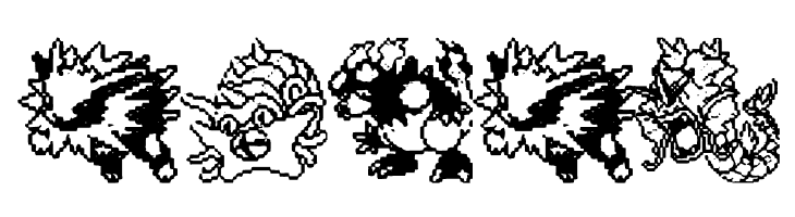 Pokemon pixels 2  Free Fonts Download