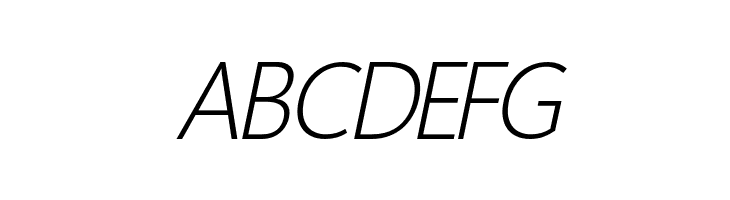 Homizio Nova Light Italic  Free Fonts Download