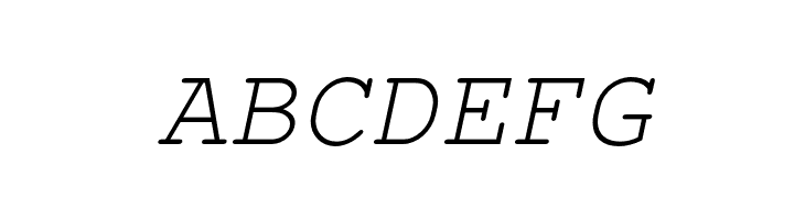 NimbusMono-Oblique  Free Fonts Download