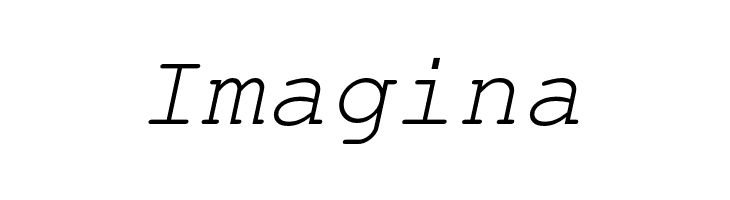 NimbusMono-Oblique  Free Fonts Download