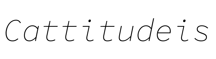 Source Code Pro ExtraLight Italic  Free Fonts Download