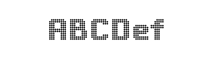 BigSquareDots  Free Fonts Download