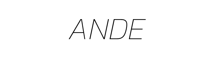 Kanit Thin Italic  Free Fonts Download