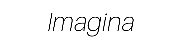 Aileron Thin Italic  Free Fonts Download