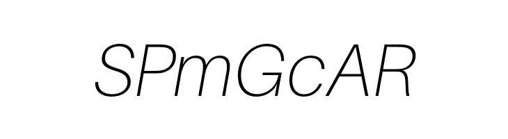 Aileron Thin Italic  Free Fonts Download