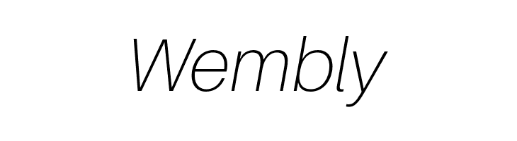 Aileron Thin Italic  Free Fonts Download