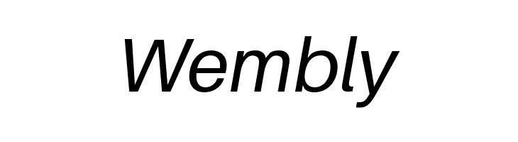 Aileron Italic  Free Fonts Download