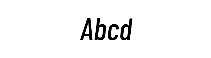 Barlow Condensed Medium Italic  Free Fonts Download
