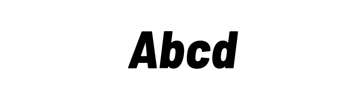 Barlow Semi Condensed ExtraBold Italic  Free Fonts Download