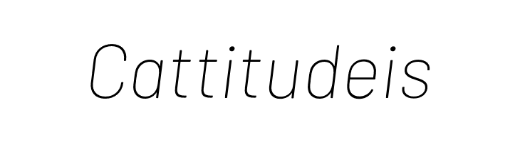 Barlow Thin Italic  Free Fonts Download