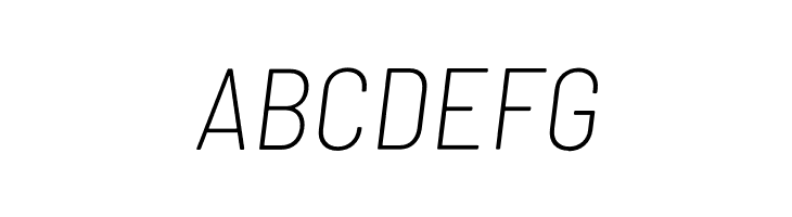 Barlow Semi Condensed ExtraLight Italic  Free Fonts Download