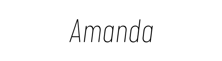 Barlow Condensed Thin Italic  Free Fonts Download