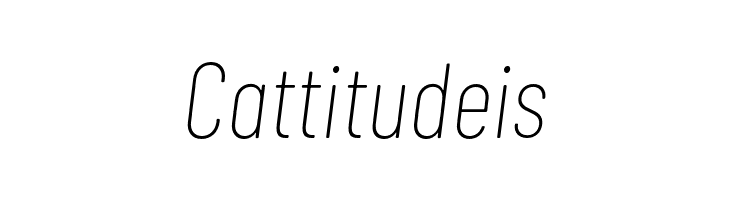 Barlow Condensed Thin Italic  Free Fonts Download