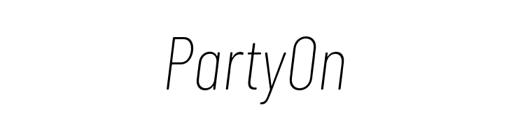 Barlow Condensed Thin Italic  Free Fonts Download