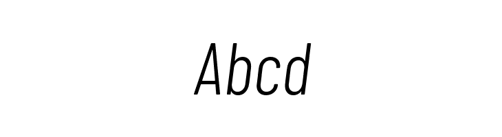Barlow Condensed Light Italic  Free Fonts Download