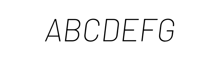 Barlow ExtraLight Italic  Free Fonts Download