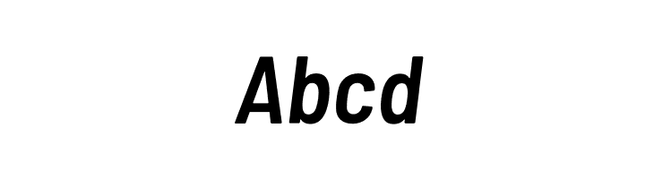 Barlow Semi Condensed SemiBold Italic  Free Fonts Download