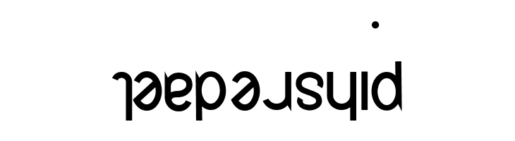 Quirkus Upside Down  Free Fonts Download