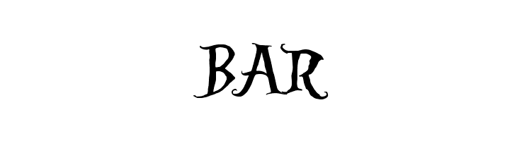 BAR Alice in Wonderland 1 Font