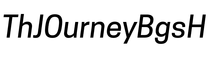 Tanohe Sans Medium Italic  Free Fonts Download