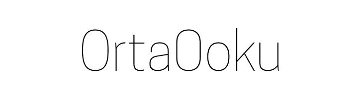 Tanohe Sans Thin  Free Fonts Download